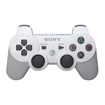 Геймпад Беспроводной Sony PlayStation 3 DualShock 3 White Б/У - Retromagaz