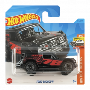 Машинка Базовая Hot Wheels Ford Bronco R Hot Trucks 1:64 HKJ04 Black