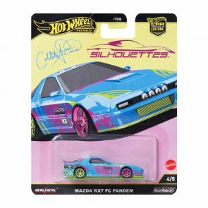 Машинка Premium Hot Wheels Mazda RX7 FC Pandem Silhouettes 1:64 JBK60 Blue Машинка Premium Hot Wheels Mazda RX7 FC Pandem Silhouettes 1:64 JBK60 Blue - Retromagaz