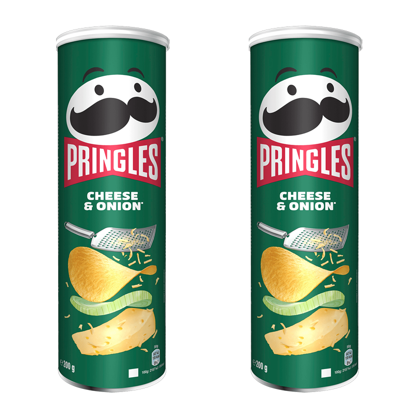 Набор Чипсы 2шт Pringles Cheese & Onion 165g - Retromagaz