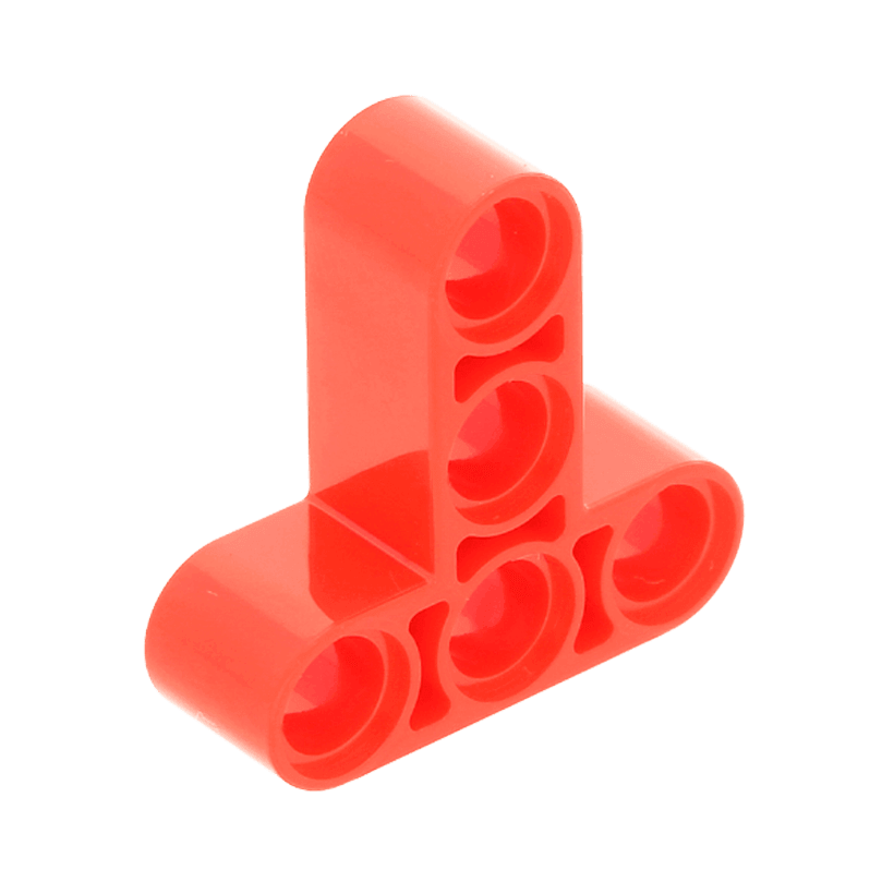 Technic 20шт Lego Балка Толстая Угловая 90 3 x 3 60484 6194079 Red Б/У - Retromagaz