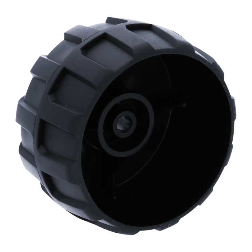 Колесо 4шт Lego Диск Hard Plastic Large 54mm D. x 30mm 2515 6097664 Black Б/У - Retromagaz