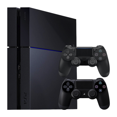 Набор Консоль Sony PlayStation 4 CUH-10-11хх 500GB Black Б/У  + Геймпад Беспроводной RMC DoubleShock 4 - Retromagaz