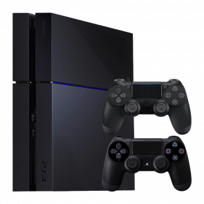 Набір Консоль Sony PlayStation 4 CUH-10-11хх 500GB Black Б/У  + Геймпад Бездротовий RMC DoubleShock 4 - Retromagaz
