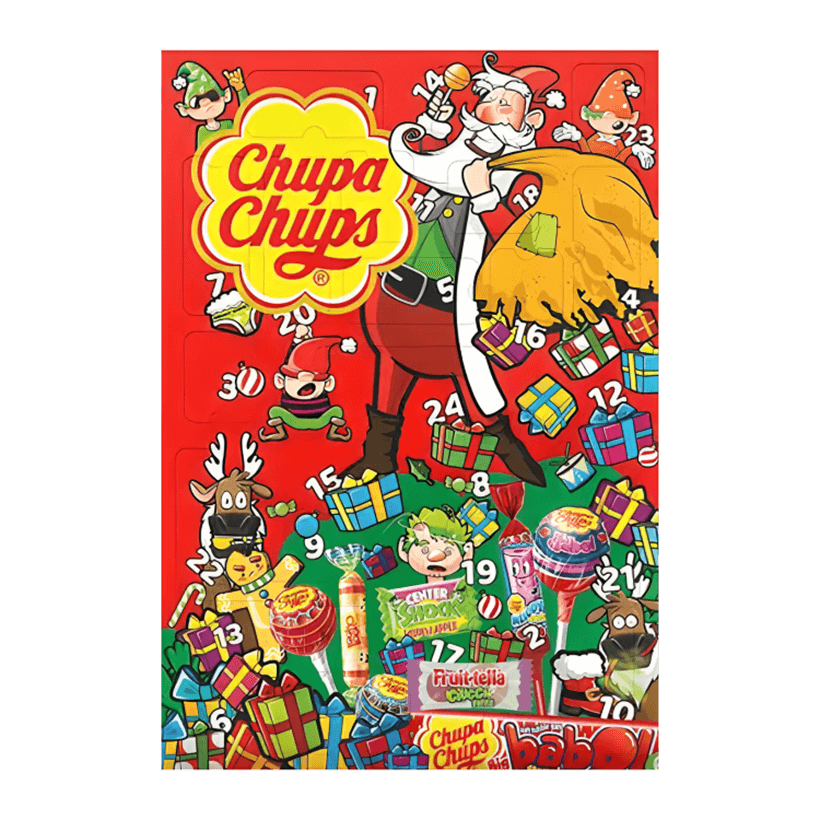 Адвент-Календарь Chupa Chups Merry Christmas Advent-Calendar 210,6g - Retromagaz