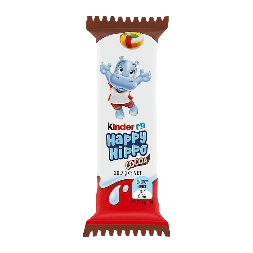 Батончик Kinder Happy Hippo Cocoa 20.7g - Retromagaz