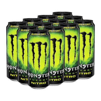 Набор Напиток Энергетический 12шт Monster Energy Nitro 500ml - Retromagaz