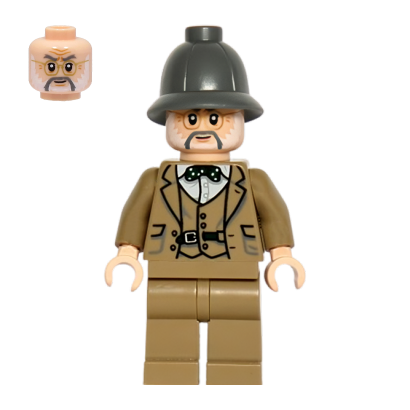 Фігурка Lego Indiana Jones Professor Henry Jones Sr. Dark Grey Helmet Films iaj047 Б/У - Retromagaz