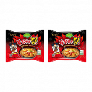 Набір Локшина 2шт Samyang Buldak Hot Chicken Stew Type (Курячий Суп) Гостра 145g