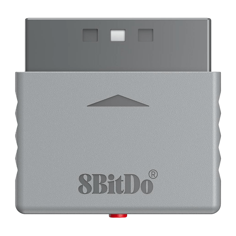 Адаптер 8BitDo PlayStation 2 1 Retro Receiver для Геймпадів PlayStation 5 4 3 Xbox Series One Switch Grey Новий - Retromagaz