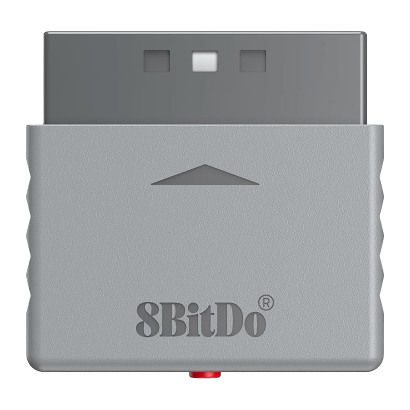 Адаптер 8BitDo PlayStation 2 1 Retro Receiver для Геймпадов PlayStation 5 4 3 Xbox Series One Switch Grey Новый - Retromagaz