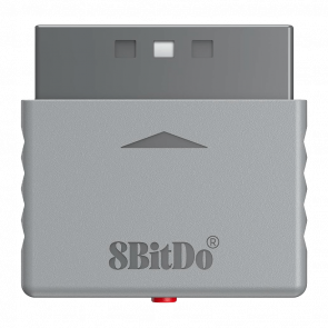 Адаптер 8BitDo PlayStation 2 1 Retro Receiver для Геймпадов PlayStation 5 4 3 Xbox Series One Switch Grey Новый - Retromagaz