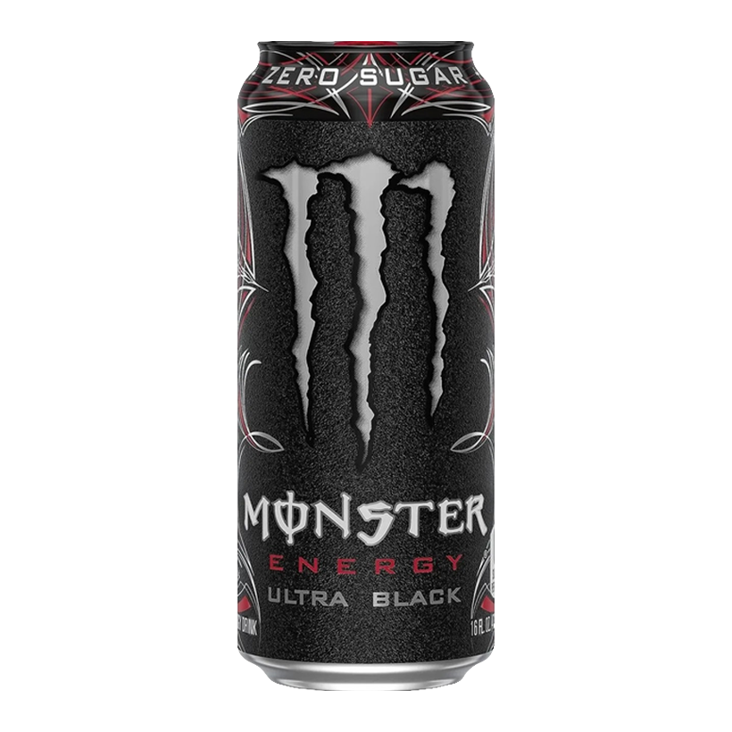 Напій Енергетичний Monster Energy Ultra Black Zero Sugar 500ml - Retromagaz