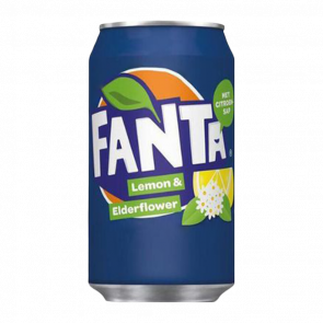 Напиток Fanta Elderflower & Lemon 330ml - Retromagaz