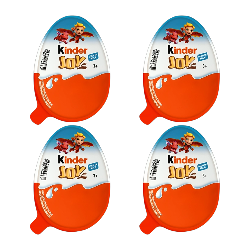 Набор Шоколадное Яйцо 4шт Kinder Joy Dragon Adventures Applaydu 20g - Retromagaz