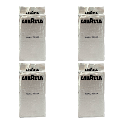 Набор Кофе Молотый 4шт Lavazza Qualita Rossa 250g - Retromagaz