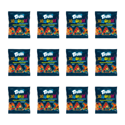 Набор Конфеты Жевательные 12шт Trolli Bytes 150g - Retromagaz