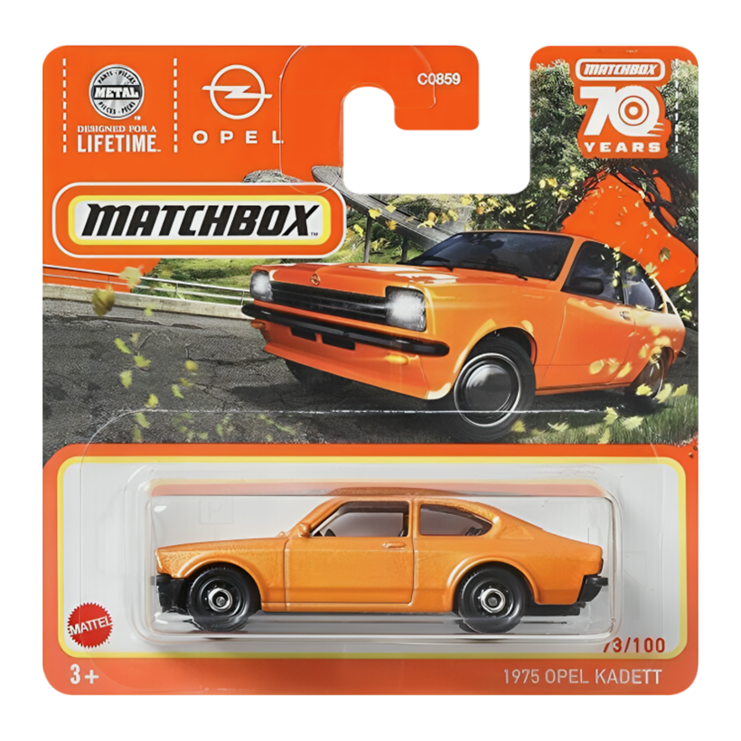 Машинка Большой Город Matchbox Opel 1975 Opel Kadett Highway 1:64 HLC86/HKW72 Orange - Retromagaz
