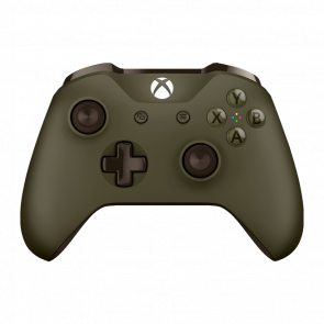 Геймпад Беспроводной Microsoft Xbox One Battlefield 1 Special Edition Dark Green Б/У
