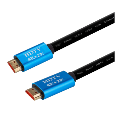 Кабель RMC (UHD/4K) HDMI 2.0 - HDMI 2.0 Blue 1.5m Новый - Retromagaz