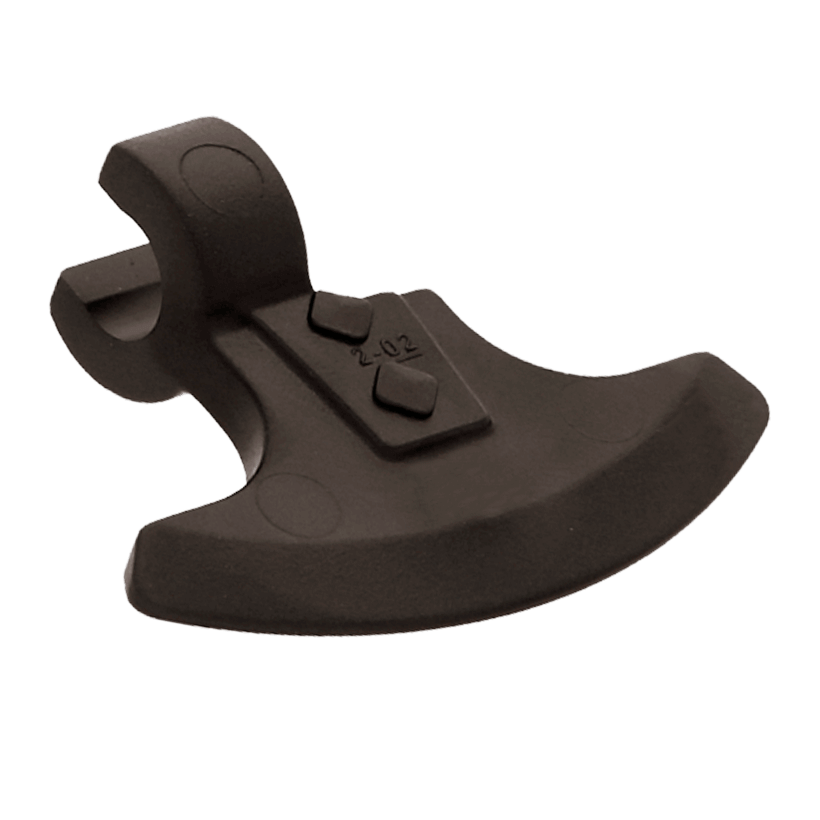 Зброя 4шт Lego Сокира Head Clip-on 53705 53454 4613958 Pearl Dark Grey Б/У - Retromagaz
