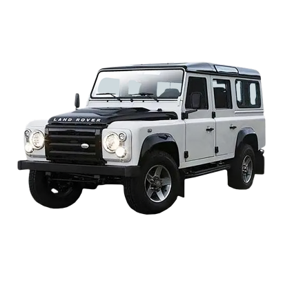 Машинка Bburago Land Rover Defender 110 1:32 Green - Retromagaz