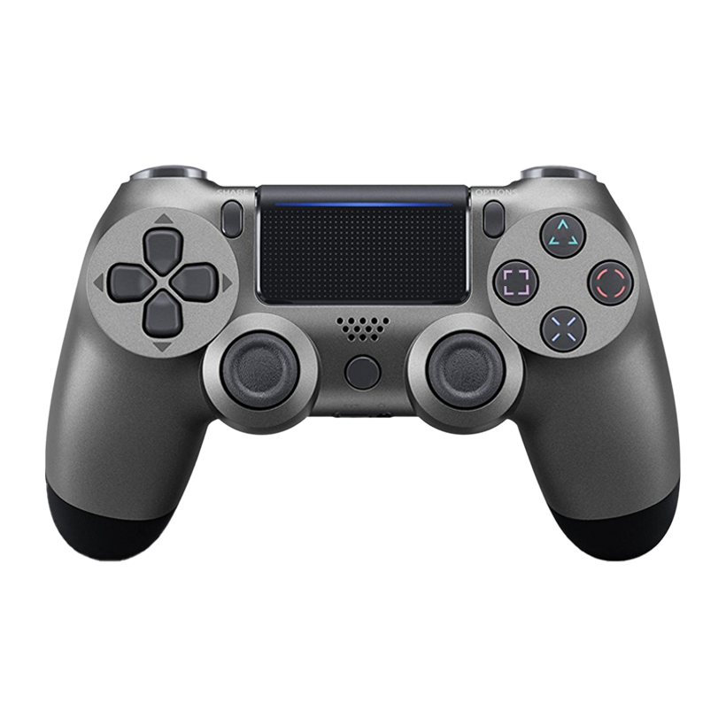 Геймпад Бездротовий RMC PlayStation 4 DoubleShock 4 Steel Black Новий - Retromagaz