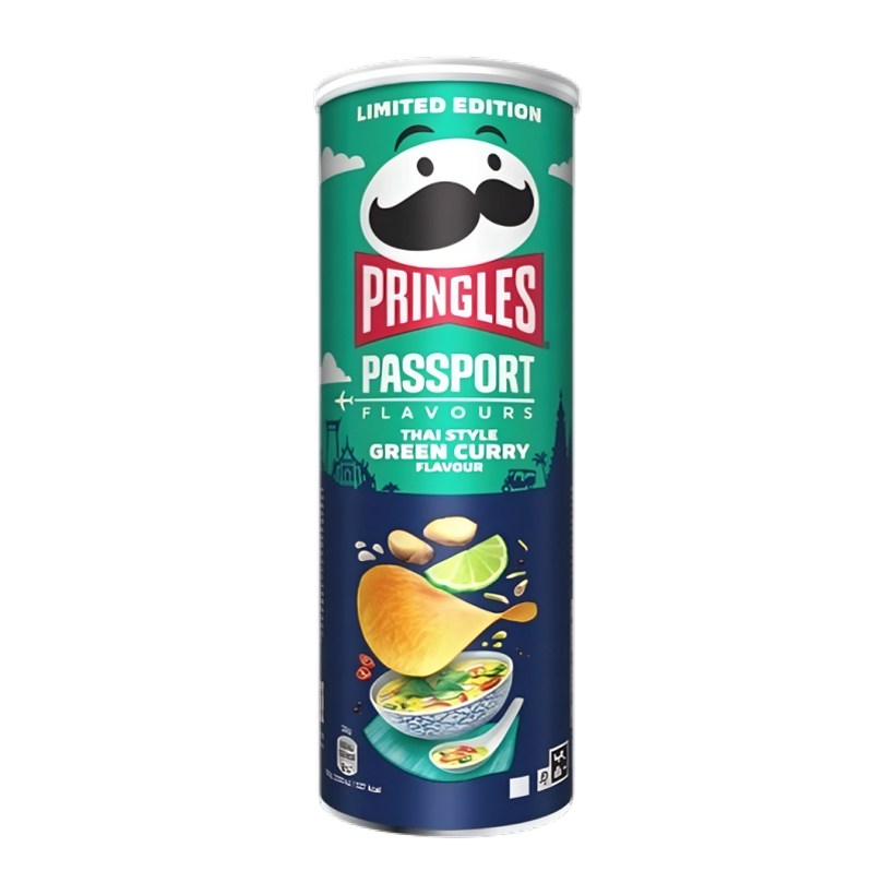 Чипси Pringles Passport Flavours Thai Style Green Curry 165g - Retromagaz