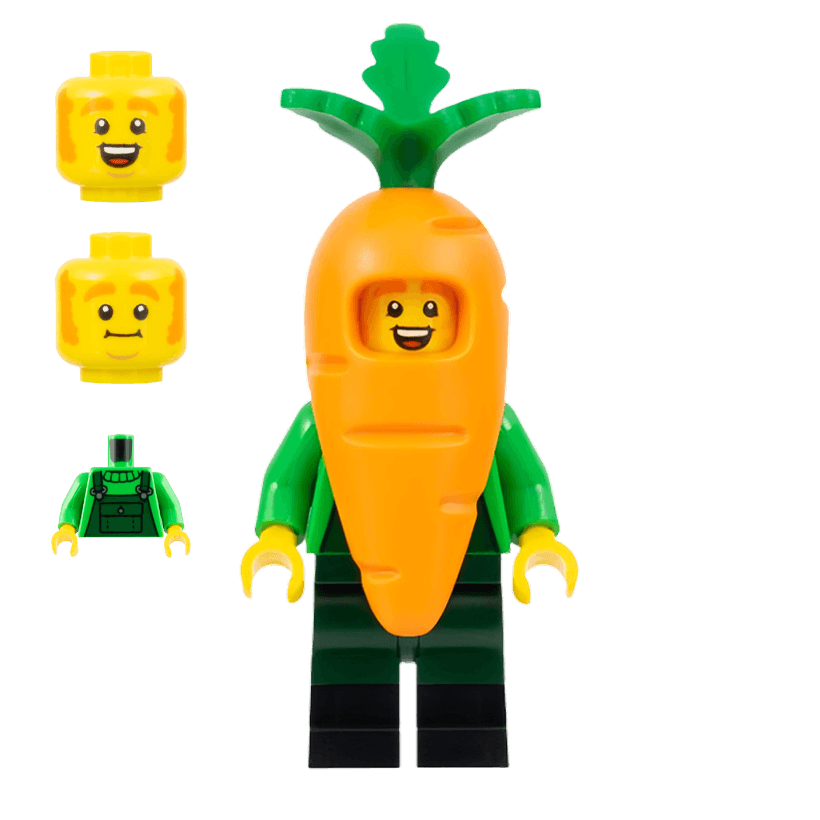 Фігурка Lego Series 24 Carrot Mascot Collectible Minifigures col24-4 col415 Б/У - Retromagaz