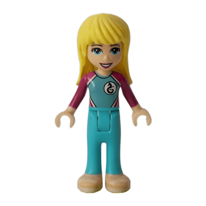 Фігурка Lego Girl Stephanie Medium Azure and Magenta Friends frnd321 2 Б/У - Retromagaz