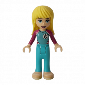 Фігурка Lego Girl Stephanie Medium Azure and Magenta Friends frnd321 2 Б/У