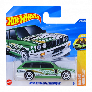 Машинка Базовая Hot Wheels BMW M3 Wagon Wagons 1:64 JBC48 Green - Retromagaz