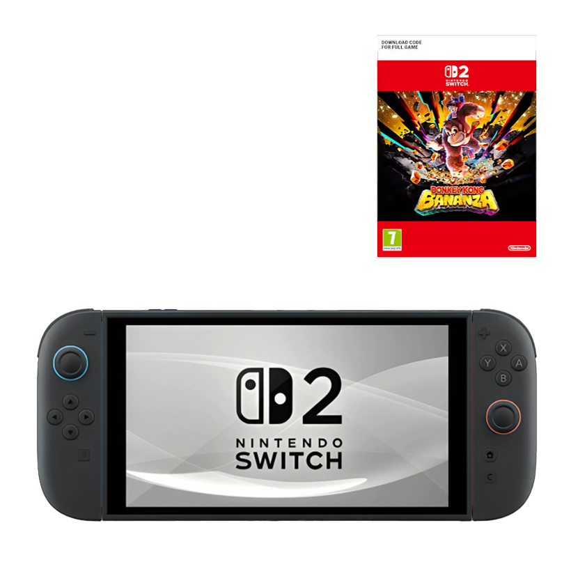 Консоль Nintendo Switch 2 Donkey Kong Bananza Bundle 256GB Black Новий - Retromagaz