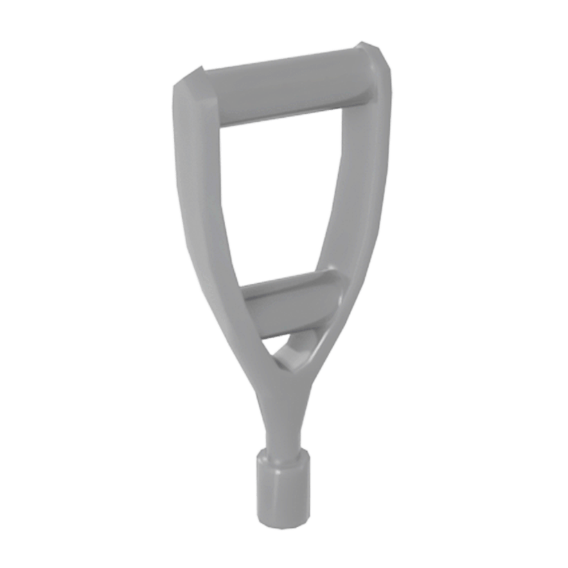 Інше Lego Crutch 24077 6138684 Flat Silver Б/У - Retromagaz