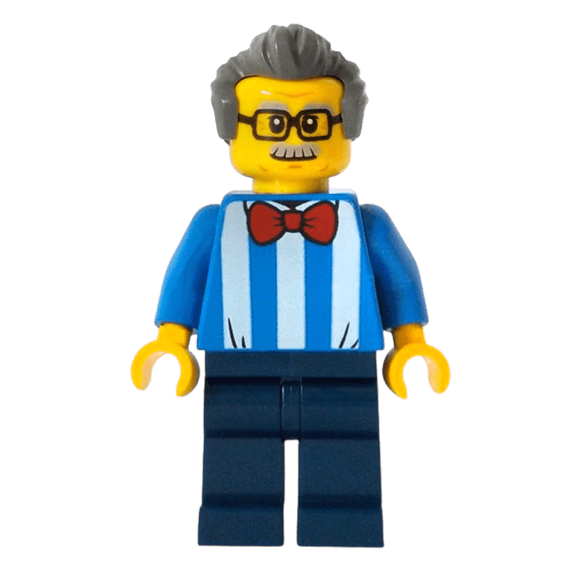 Фигурка Lego People 973pb3536 Carousel Ticket Vendor City twn292a 1 Б/У - Retromagaz