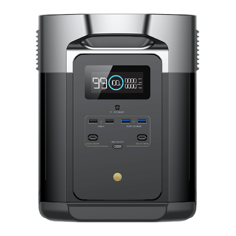 Зарядное Устройство EcoFlow DELTA Max 2000 Black 2016 Wh 2400 W - Retromagaz