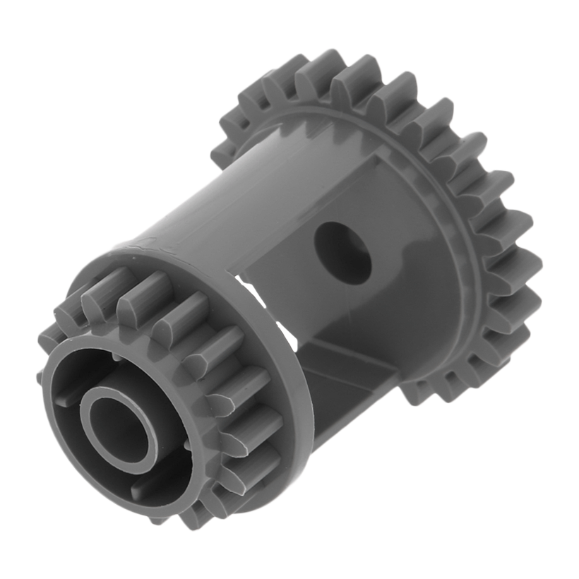 Technic Lego Шестірня Differential 24-16 Teeth 6573 657327 4211023 6573199 Dark Bluish Grey Б/У - Retromagaz