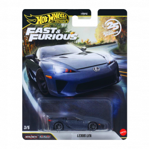 Машинка Premium Hot Wheels Lexus LFA Fast & Furious 1:64 JHW66 Black - Retromagaz