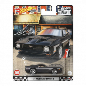 Машинка Premium Hot Wheels '71 Mustang Mach 1 Boulevard 1:64 HCR21 Black