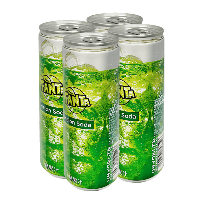 Набор Напиток 4шт Fanta Японская Melon Soda 250ml - Retromagaz