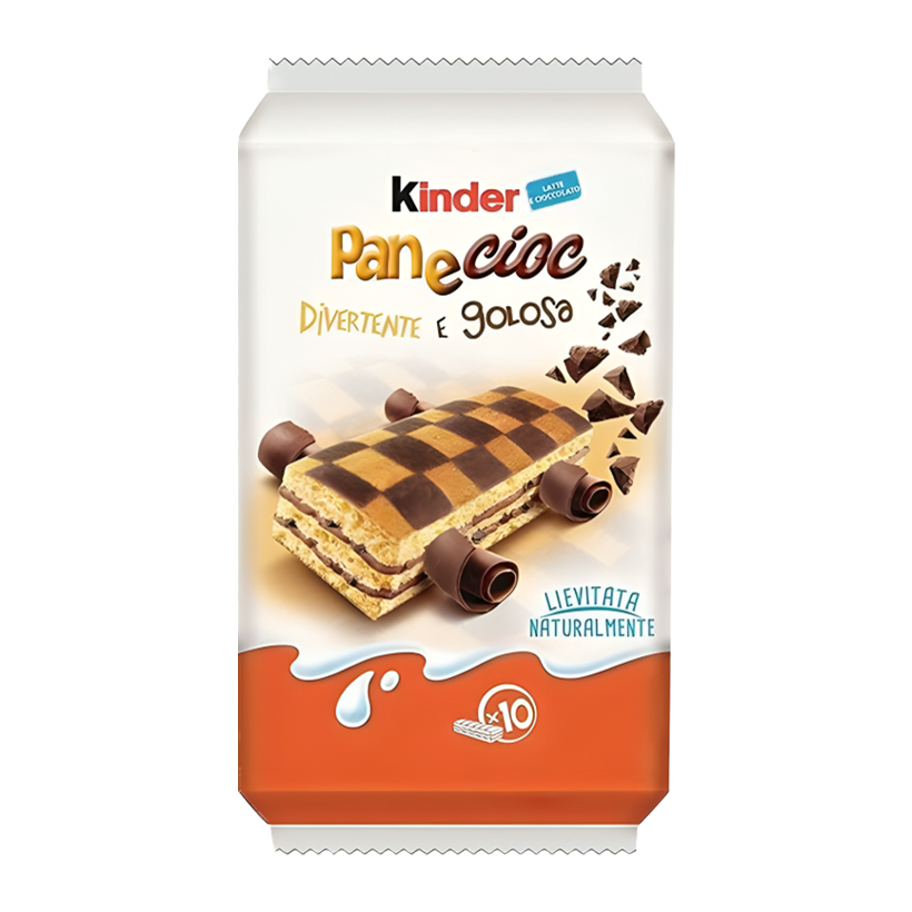 Бісквіт Kinder з Какао Pan e Cioc (10 Бісквітів) 290g - Retromagaz