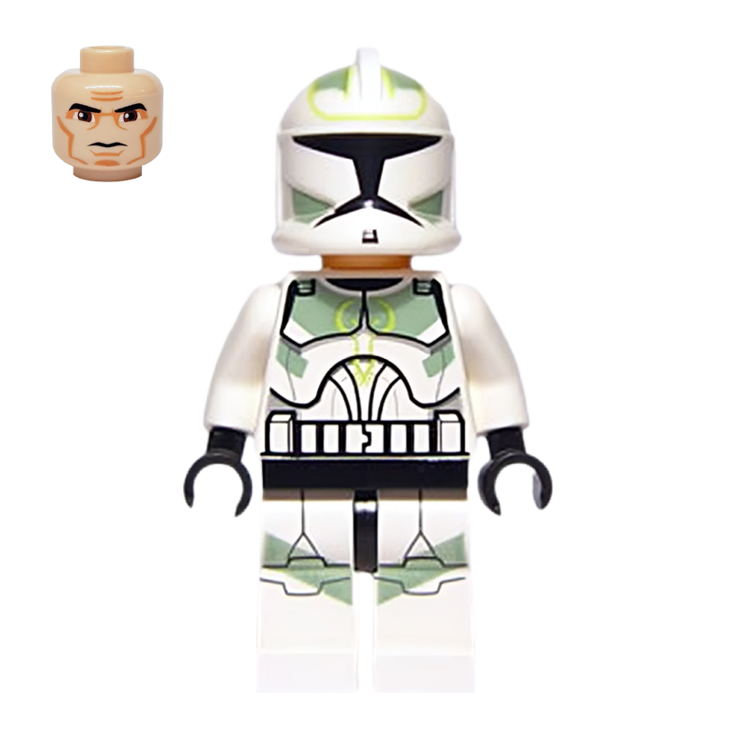 Фігурка Lego Республіка Clone Trooper Horn Company Phase 1 Star Wars sw0298 7913 Б/У - Retromagaz