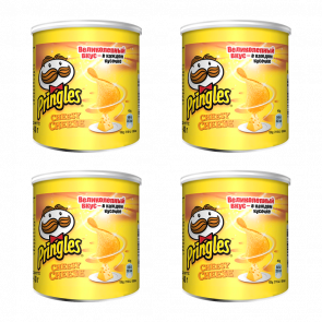 Набір Чипси 6шт Pringles Mini Cheesy Cheese 40g - Retromagaz