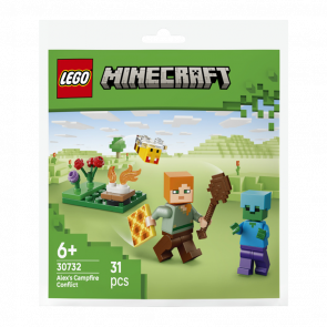 Конструктор Lego Конфликт Возле Костра Алекс Minecraft 30732 Новый - Retromagaz