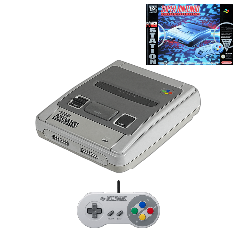 Консоль Nintendo SNES FAT SNSP-001A Europe Light Grey + Коробка Б/У - Retromagaz