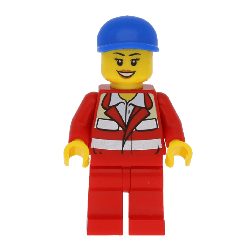 Lego Фигурка City Hospital Doctor Доктор 2 Девушка cty0317 Ориг Б/У H - Retromagaz