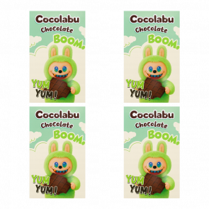 Набір Шоколад Молочний 4шт Cocolabu Лабубу Boom Green 80g