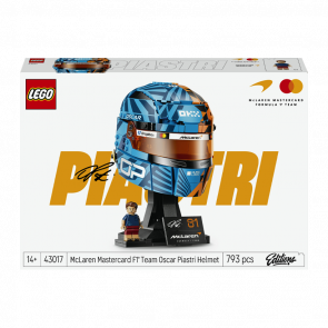 Конструктор Lego McLaren Mastercard F1 Team Oscar Piastri Helmet Editions Sports 43017 Новый - Retromagaz