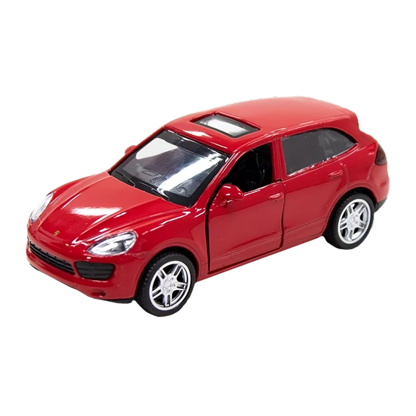 Машинка Автопром Porsche Porsche Cayenne S 1:43 Red - Retromagaz