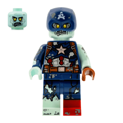 Фигурка Lego Zombie Captain America Super Heroes Marvel colmar09 1 Б/У - Retromagaz